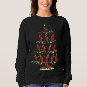 Funny Xmas Lighting Santa Red Salmon Fisch Christm Sweatshirt