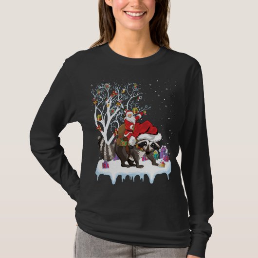 Funny Xmas Lighting Tree Sass Café - Wine Bar T-Shirt (Vorderseite)