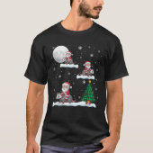 Funny Xmas Lighting Tree Sass Café - Wine Bar T-Shirt (Vorderseite)
