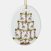 Funny Xmas Lighting Weihnachten Weihnachtsbaum Keramik Ornament (Rechts)