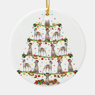 Funny Xmas Lighting Weihnachten Weihnachtsbaum Keramik Ornament