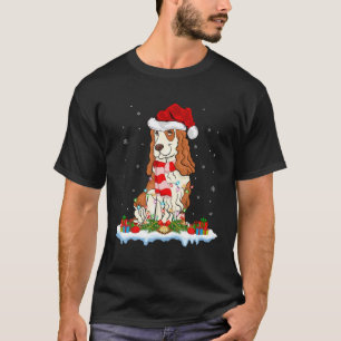 Funny Xmas Lighting Weihnachtsmannmütze Snow Cocke T-Shirt