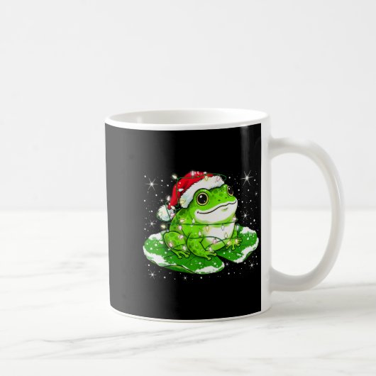 Funny Xmas Lights Frog Cute Toad Frogs Women Men K Kaffeetasse (Rechts)