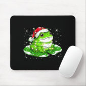 Funny Xmas Lights Frog Cute Toad Frogs Women Men K Mousepad (Mit Mouse)