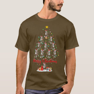 Funny Xmas Matching Santa Italian Greyhound Christ T-Shirt