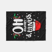 Funny Xmas Naughty Dirty Adult Humor Pj Christmas  Fleecedecke (Vorderseite (Horizontal))