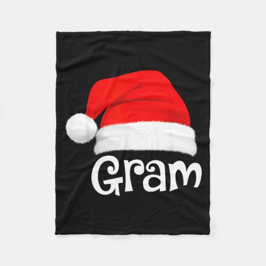 Funny Xmas Pajama Group Matching Gram Christmas Ha Fleecedecke (Vorderseite)