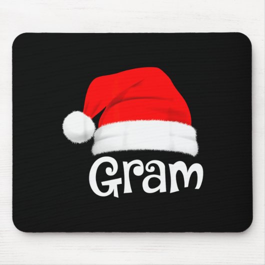 Funny Xmas Pajama Group Matching Gram Christmas Ha Mousepad (Vorne)
