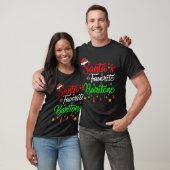 Funny Xmas Santas Favorite Baritone Christmas  T-Shirt (Unisex)