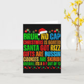 Funny Xmas School Generation Alpha Gen A Slang Chr Karte (Gelbe Blume)