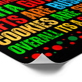 Funny Xmas School Generation Alpha Gen A Slang Chr Poster (Ecke)