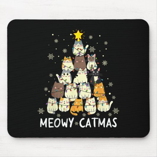 Funny Xmas Spread Kindness Like Snowflakes Merry C Mousepad (Vorne)
