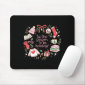 Funny Xmas Tis The Season To Be Reading Books Paja Mousepad (Mit Mouse)