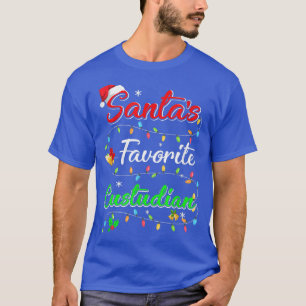 Funny Xmas Weihnachten Weihnachten Lieblings-Custo T-Shirt