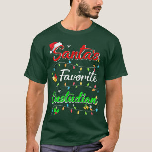 Funny Xmas Weihnachten Weihnachten Lieblings-Custo T-Shirt