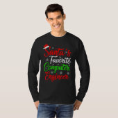 Funny Xmas Weihnachts Lieblingscomputer-Ingenieur T-Shirt (Vorne ganz)