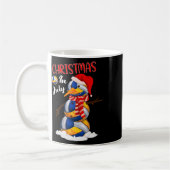 Funny Xmas Weihnachtsmannmütze Volleyball Schneema Kaffeetasse (Links)