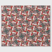 Funny Xoloitzcuintli Mexikanisch Haare Weihnachten Geschenkpapier (Flach)