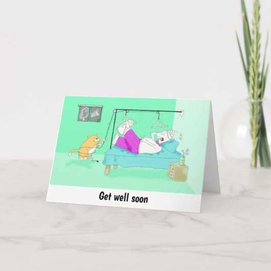 Funny Xray Brocken-Fußkarte Karte (Vorderseite)