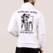 Funny Xray Customizable Medical Job Radiology RN Hoodie (Rückseite)