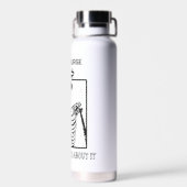Funny Xray individualisierbare medizinische Arbeit Trinkflasche (Rückseite)
