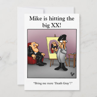 Funny XX. Geburtstagsparty Einladungen