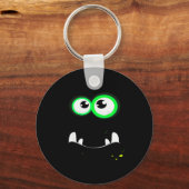 Funny Y Monster Eyeball Face Easy Christma Costume Schlüsselanhänger (Vorderseite)