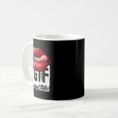 Funny Y Quote Tgif Tongue Goes In First Kaffeetasse (Vorderseite Links)