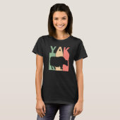 Funny Yak Costume T-Shirt (Vorne ganz)