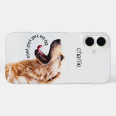 Funny Yapping Hund individuelle Name Telefongehäus Case-Mate iPhone Hülle (Rückseite (Horizontal))