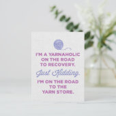 Funny Yarnaaty Postcard Postkarte (Stehend Vorderseite)