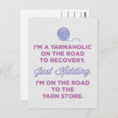 Funny Yarnaaty Postcard Postkarte (Vorne/Hinten)