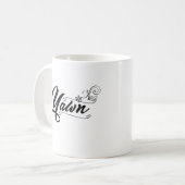 Funny Yawn Kaffeetasse (Vorderseite Links)