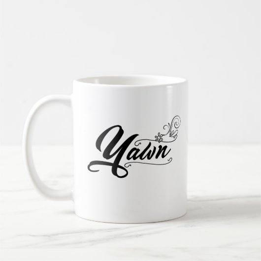 Funny Yawn Kaffeetasse (Links)