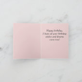 Funny Yawncat und Niedlicher Glückwunsch Geburtsta Karte (Innenseite)