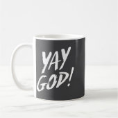 Funny Yay God Graphic Jesus Christian Religion Gif Kaffeetasse (Links)