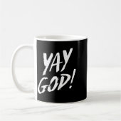 Funny Yay God Graphic Jesus Christian Religion Gif Kaffeetasse (Links)