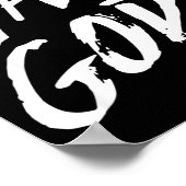 Funny Yay God Graphic Jesus Christian Religion Gif Poster (Ecke)