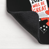 Funny Year Of The Horse – Chinese Zodiac New Year Mousepad (Ecke)