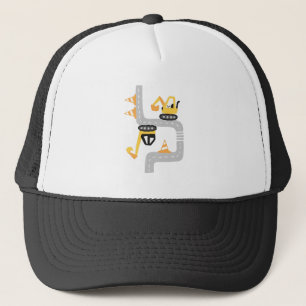 Funny Yellow Bagavans Kids Design Truckerkappe