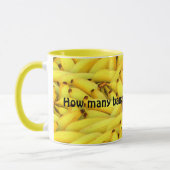 Funny Yellow Bananas Muster Kaffee Tasse (Links)