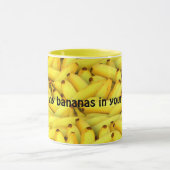 Funny Yellow Bananas Muster Kaffee Tasse (Zentrum)