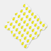 Funny Yellow Cartoon Birds Doodle Drawing  Geschenkschachtel (Ungefaltet)