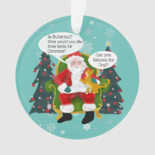 Funny Yellow Cat Besuchen Weihnachten Weihnachten Ornament