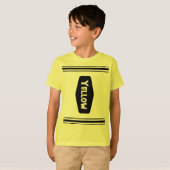 Funny Yellow Crayon Halloween Costume T - Shirt (Vorne ganz)