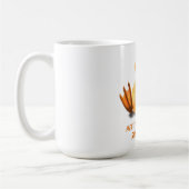 Funny Yellow Duck Tasse - Benutzerdefinierter Text (Links)