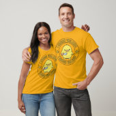 Funny Yellow Dufe mit Knife T-Shirt (Unisex)