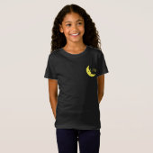 Funny Yellow Halblond Luna Typografie T-Shirt (Vorne ganz)