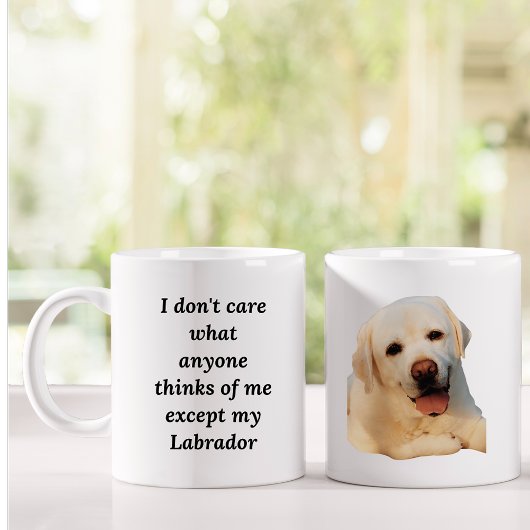 Funny Yellow Labrador Retriever Tasse