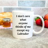 Funny Yellow Labrador Retriever Tasse